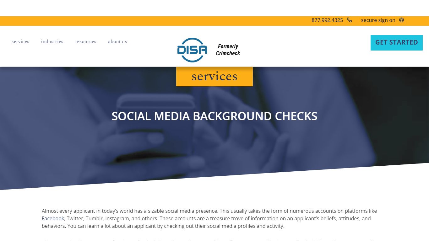 Social Media Background Check & Screening Service | Crimcheck